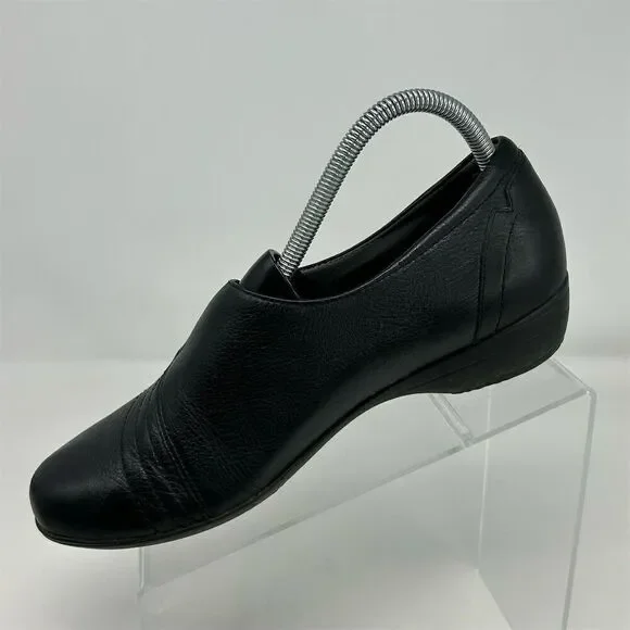 Dansko Franny Women's Black Leather Loafers Size 40 (US 9.5-10) Casual Shoes - Picture 3 of 10